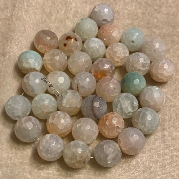 Lot of Amazonite Faceted Beads & Other Stones - Picture 8 of 10